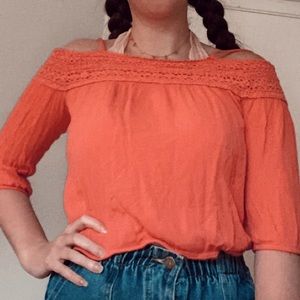 off the shoulder top